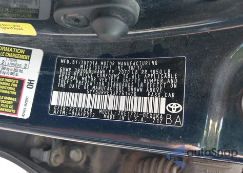 2018 Toyota Corolla Se из США, поврежденный, VIN 5YFBURHE3JP761470